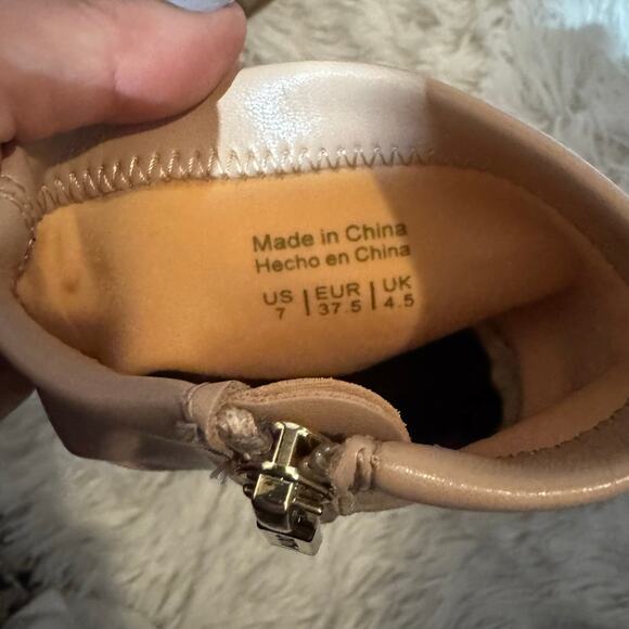 Aldo Marta Beige Ankle Booties Size 7 - Picture 7 of 15